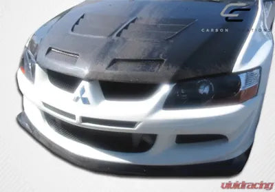 2003-2005 Mitsubishi Lancer Evolution 8 Carbon Creations Demon Front Lip Under Spoiler Air Dam - 1 Piece