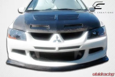 2003-2005 Mitsubishi Lancer Evolution 8 Carbon Creations Demon Front Lip Under Spoiler Air Dam - 1 Piece