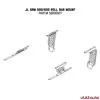 Go Rhino SRM JLU Mounting Bracket Kit Jeep Wrangler 2019-2020
