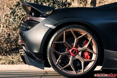 DarwinPro BKSS Style Dry Carbon Fiber Rear Diffuser McLaren 720s 2017-2021