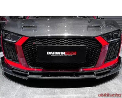 DarwinPro Forged Carbon Fiber iMP Performance Carbon Fiber Front Lip Audi R8 Coupe | Spyder 2016-2018