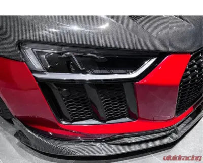 DarwinPro Forged Carbon Fiber iMP Performance Carbon Fiber Front Lip Audi R8 Coupe | Spyder 2016-2018